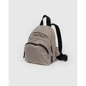 Baggu NWT Dove Gray Mini Nylon Backpack Bag Student Commute Travel